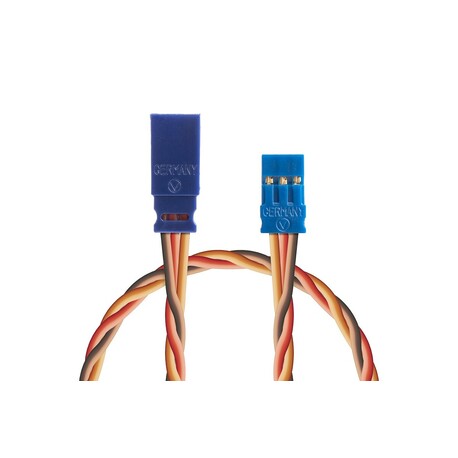 Extension cable 350mm, JR 0.50qmm twisted silicone cable, 1 pc.