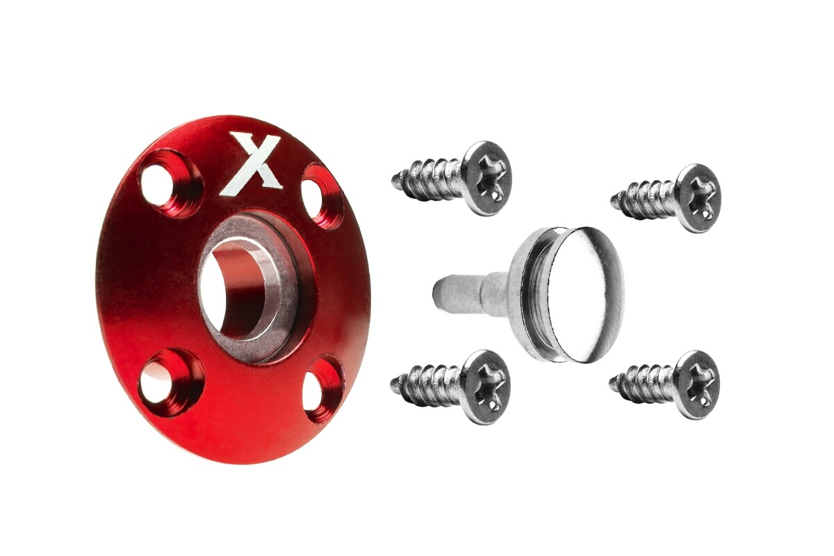 Xessories Tankovací ventil magnetický (X logo), Červený - FDM-RED - expresní doprava