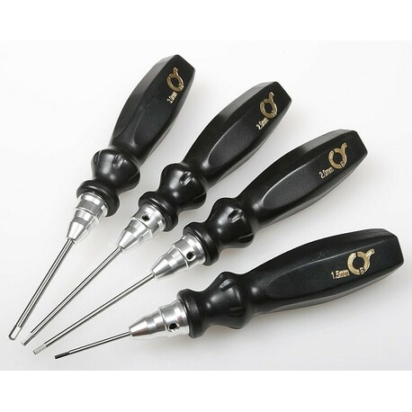 C1025 HEX Screwdriver Set (1.5 / 2 / 2.5 / 3mm) - Titanium