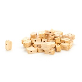 Single wooden pulley 7mm (50 pcs)