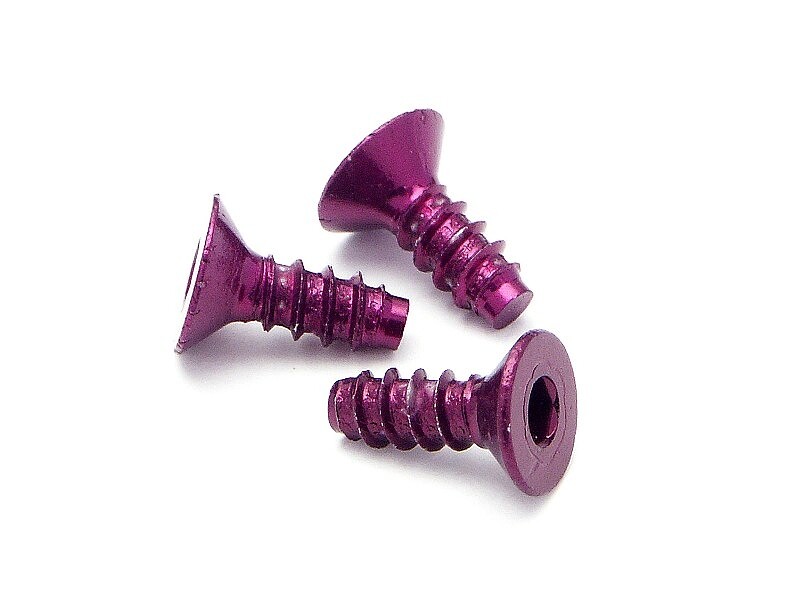 Samorezná skrutka so záp. hlavou 3 X 8mm, 5ks (PURPLE) [HPIZ076]