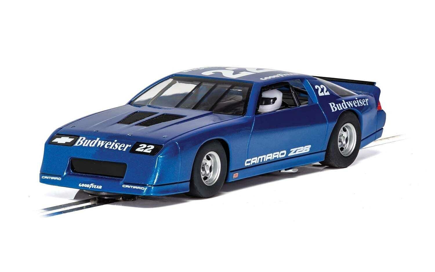 Autíčko GT SCALEXTRIC C4145 - Chevrolet Camaro IROC-Z - Blue (1:32) - 28-C4145 - expresní doprava