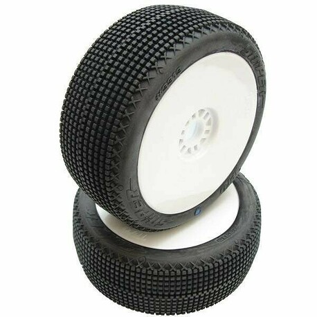 TPRO 1/8 OffRoad SNIPER Racing Tire Pre-Mounted (XR T2 - Medium)(WH)