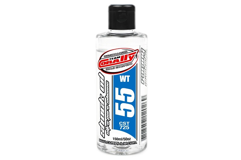 TEAM CORALLY - silikonový olej do tlumičů 55 WT (150ml) - C-81955 - expresní doprava