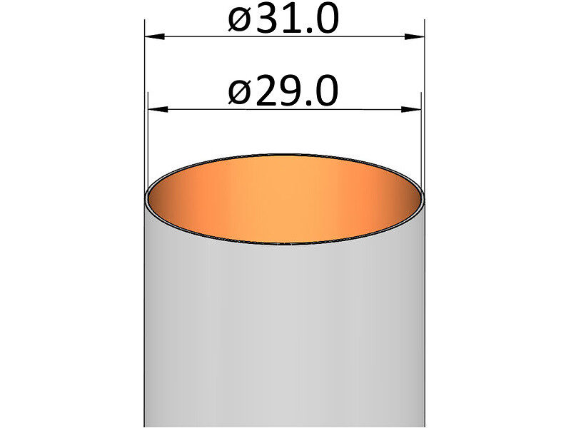 Klima papírová trubka 29x95mm - KL-202909500 - expresní doprava