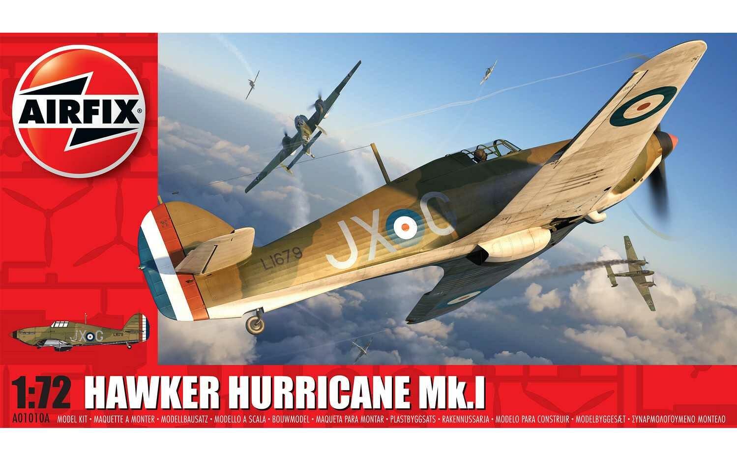 Airfix Classic Kit letadlo A01010A - Hawker Hurricane Mk.I (1:72) - 30-A01010A - expresní doprava