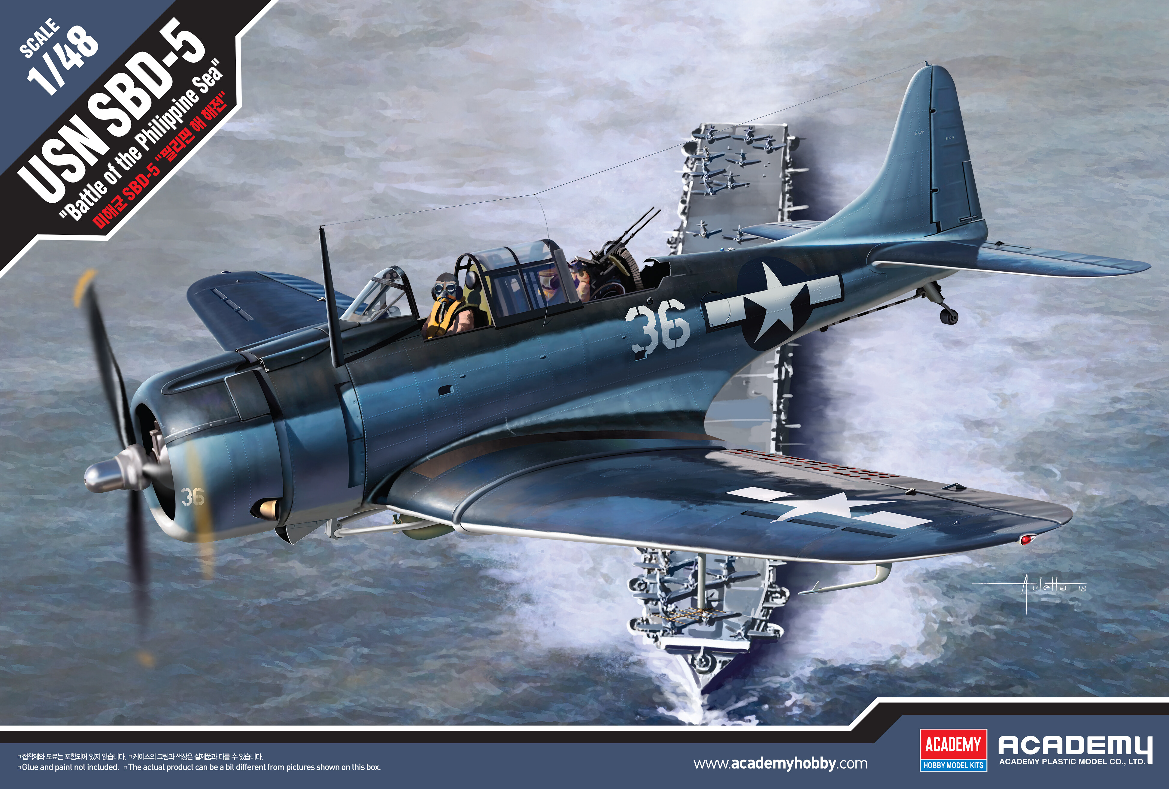 Academy Model Kit letadlo 12329 - USN SBD-5 "Battle of the Philippine Sea" (1:48) - 36-12329 - expresní doprava