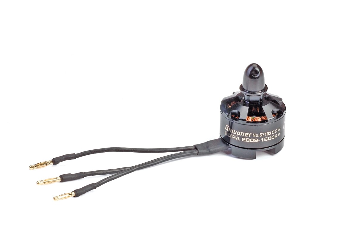 ULTRA 2809-1600KV Brushless Motor CCW/ľavotočivý/tlač. a pravotočivý závit [GRS7103]