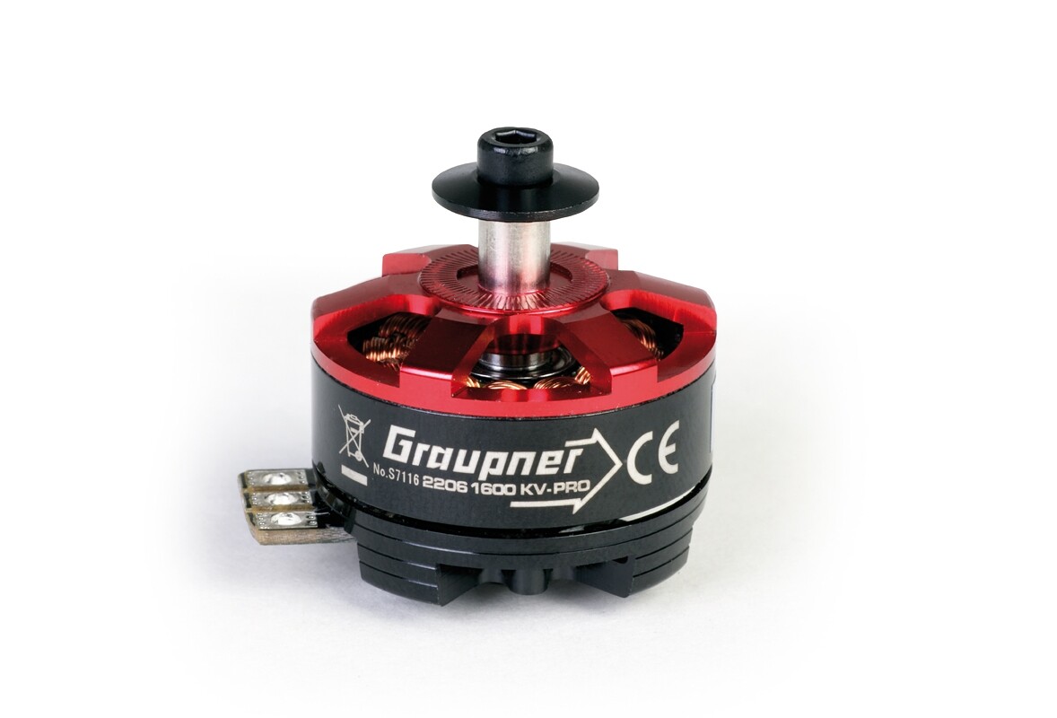 ULTRA PRO 2206-1600KV Brushless Motor CCW/ľavotočivý/tlač. a pravotočivý závit [GRS7116]