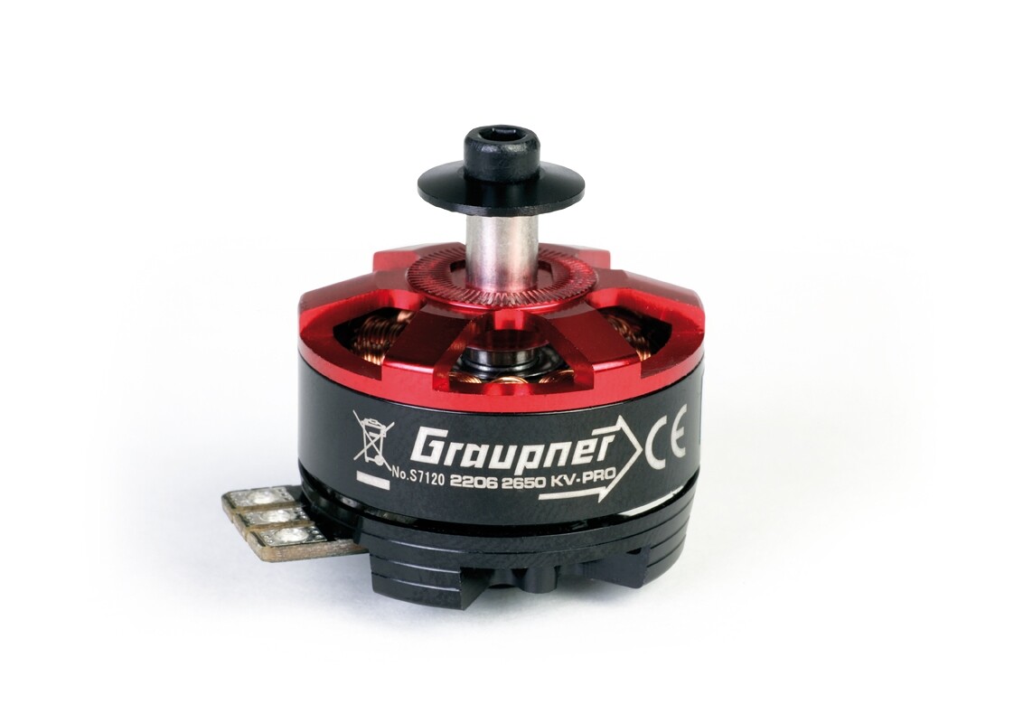 ULTRA PRO 2206-2600KV Brushless Motor CCW/ľavotočivý/tlač. a pravotočivý závit [GRS7120]