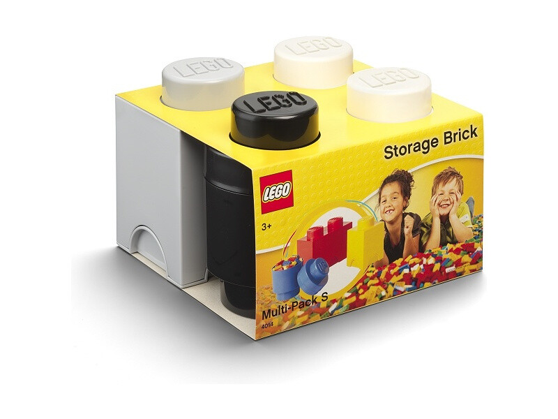 LEGO úložné boxy Multi-Pack čierna, biela, šedá - 3ks [LEGO40140007]