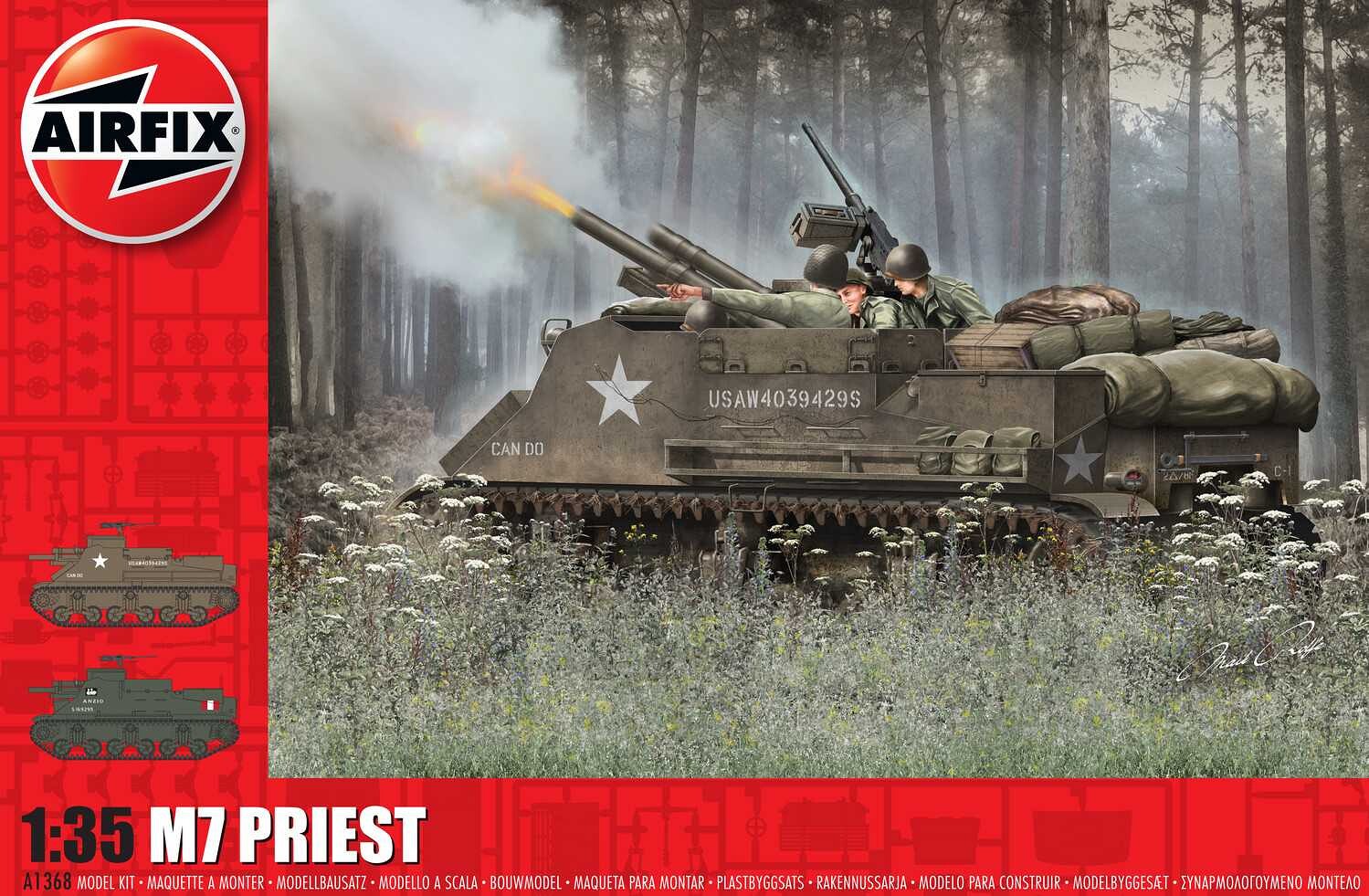 Airfix Classic Kit tank A1368 - M7 Priest (1:35) - 30-A1368 - expresní doprava