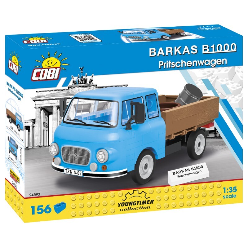 COBI Barkas B1000 nákladné, 1:35, 156 k [COBI-24593]