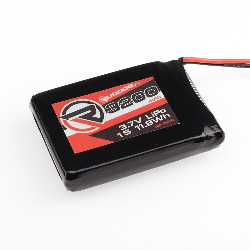 RUDDOG 3200mAh/11,8Wh 3.7V LiPo sada pro vysílač MT-44/MT-5 - RP-0416 - expresní doprava