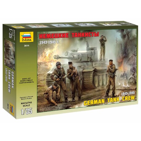 Figurki Model Kit 3614 - Niemiecka Załoga Pancerna (1943-1945) (1:35)