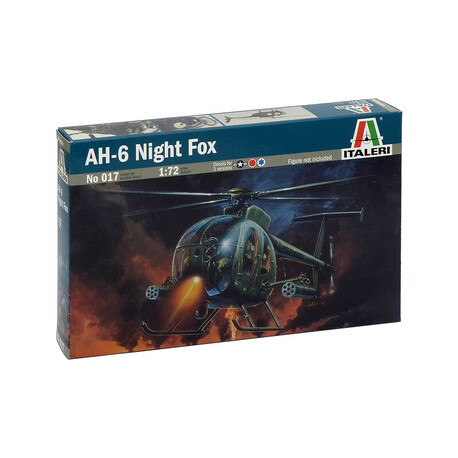 Model helicopter kit 0017 - AH-6 NIGHT FOX (1:72)