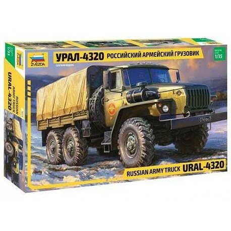 Model Kit military 3654 - RUSSIAN ARMY TRUCK URAL4320 (1:35)