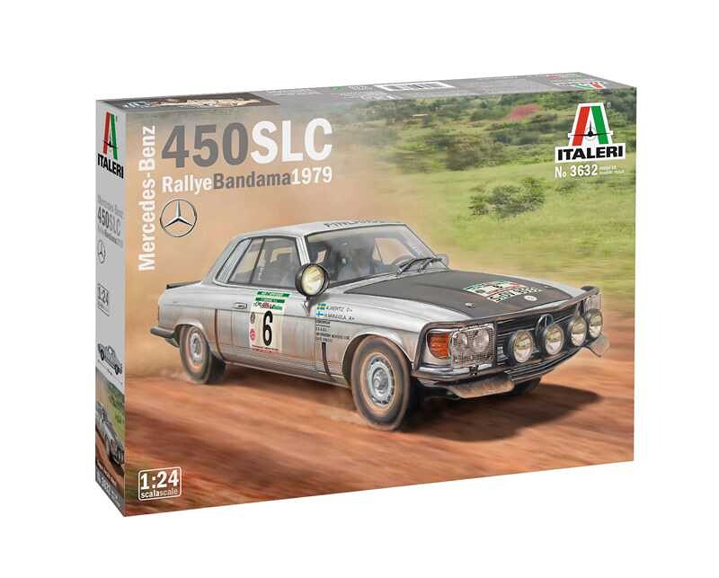 Italeri Model Kit auto 3632 - Mercedes-Benz 450SLC Rallye Bandama 1979 (1:24) - 33-3632 - expresní doprava