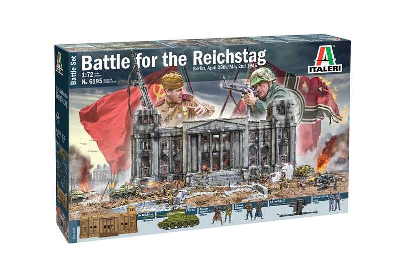 Italeri Model Kit diorama 6195 - Berlin 1945: Battle for the Reichstag (1:72) - 33-6195 - expresní doprava