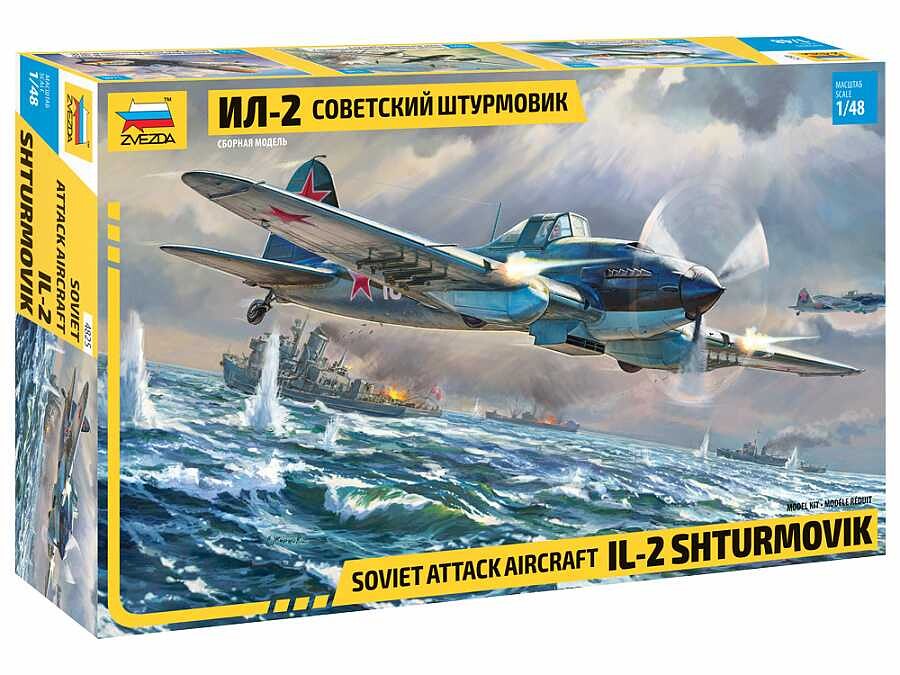 Zvezda Model Kit letadlo 4825 IL-2 Stormovik 1:48 - 32-4825 - expresní doprava