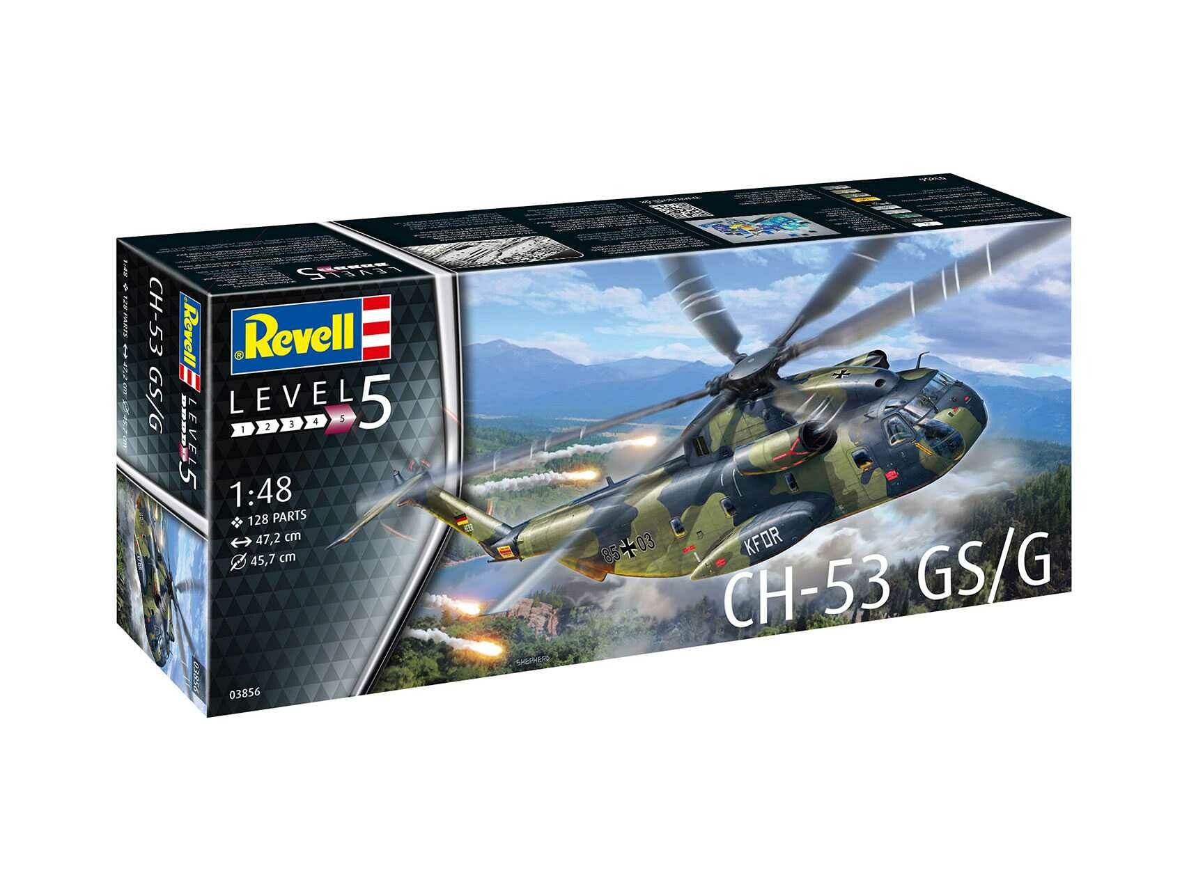 Revell Plastic ModelKit vrtulník 03856 - CH-53 GS/G (1:48) - 18-03856 - expresní doprava