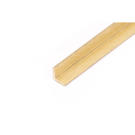 Brass L profile 3x3x330mm 5pcs