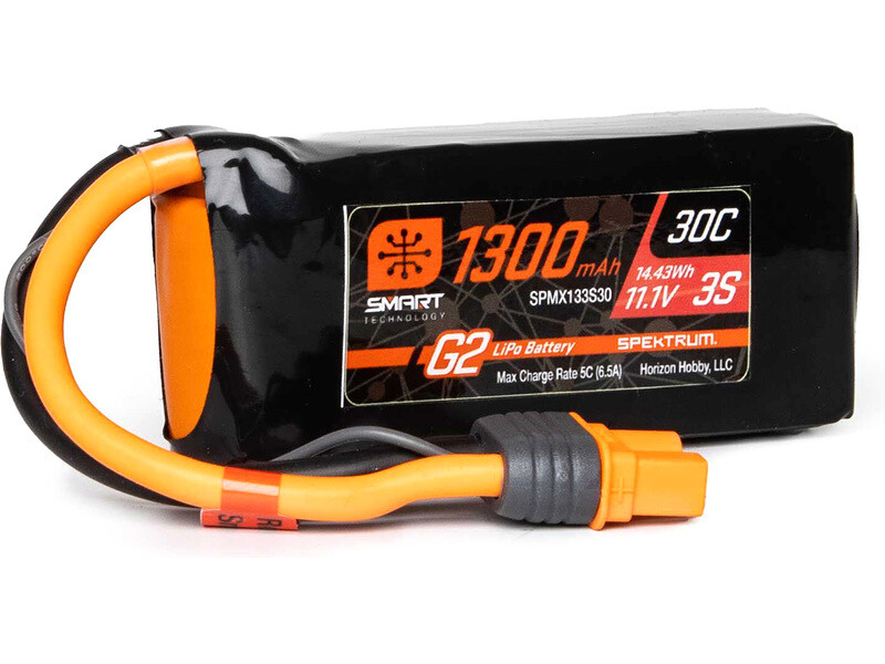 Spektrum Smart G2 LiPo 11.1V 1300mAh 30C IC3 - SPMX133S30 - expresní doprava