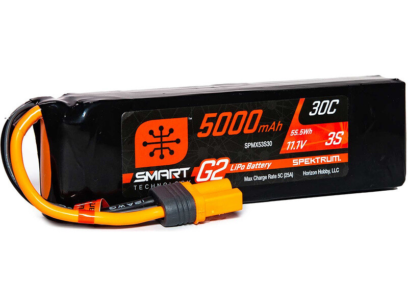 Spektrum Smart G2 LiPo 11.1V 5000mAh 30C IC5 - SPMX53S30 - expresní doprava