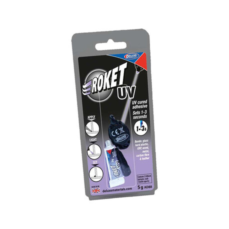 Roket UV glue 5g with UV keychain