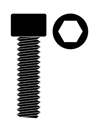 Oceľová Imbusová skrutka s valcovou hlavou, M3x8mm, 10 ks. [C-3001-30-08]