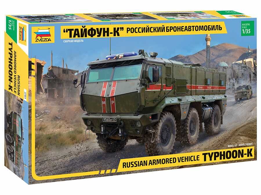 Zvezda Model Kit military 3701 - Typhoon-K 6X6 Armoured Vehicle (1:35) - 32-3701 - expresní doprava