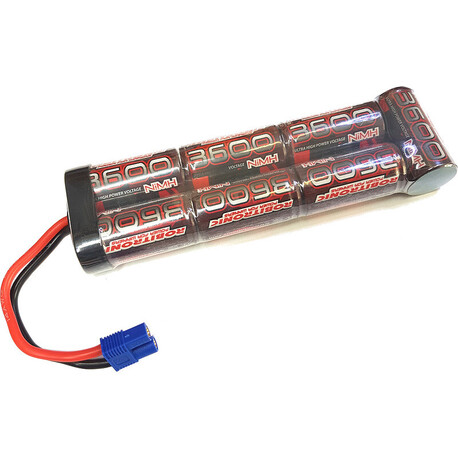 Akumulator Robitronic NiMH 8,4 V 3600 mAh płaski EC3