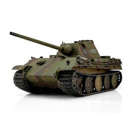 Czołg TORRO PRO 1/16 RC Panther F kamuflaż wielokolorowy - infra IR - Servo