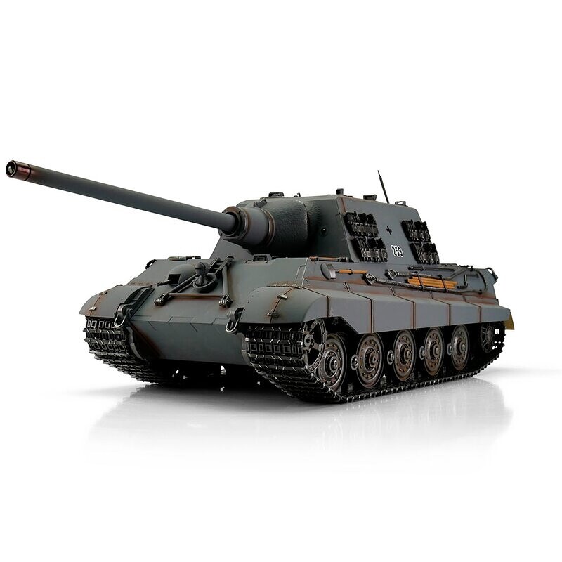 TORRO tank PRO 1/16 RC Jagdtiger šedá kamufláž - infra IR - Servo - TOR11411-GY - expresní doprava