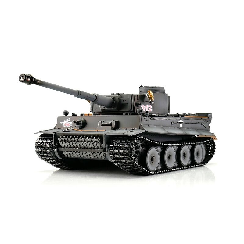 TORRO tank PRO 1/16 RC Tiger I dřívější verze šedá kamufláž - infra IR - kouř z hlavně - TOR11501-GY - expresní doprava