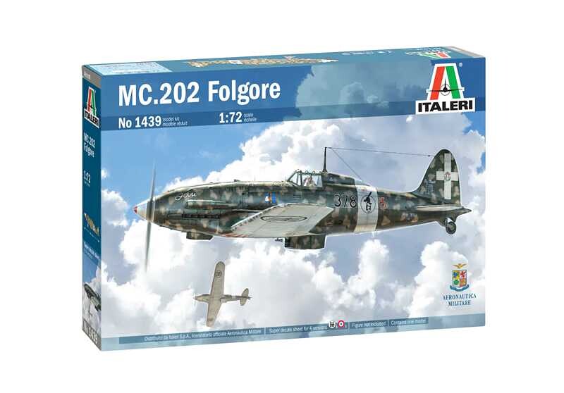 Italeri Model Kit letadlo 1439 - MC 202 Folgore (1:72) - 33-1439 - expresní doprava