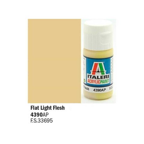 Farba akrylowa Italeri 4390AP - Flat Light Flesh 20ml