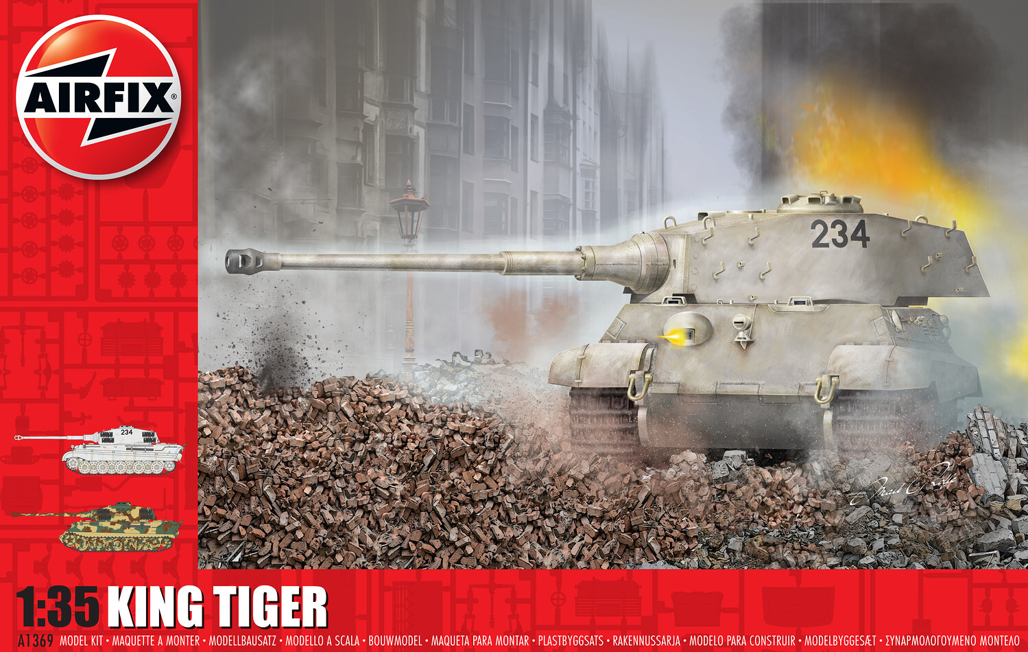 Airfix Classic Kit tank A1369 - King Tiger (1:35) - 30-A1369 - expresní doprava