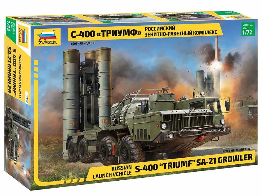 Zvezda Model Kit military 5068 - S-400 "Triumf" Missile System (1:72) - 32-5068 - expresní doprava