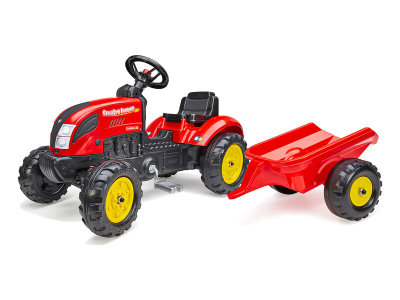 FALK - Šlapací traktor Country Farmer s vlečkou - FA-2058L - expresní doprava