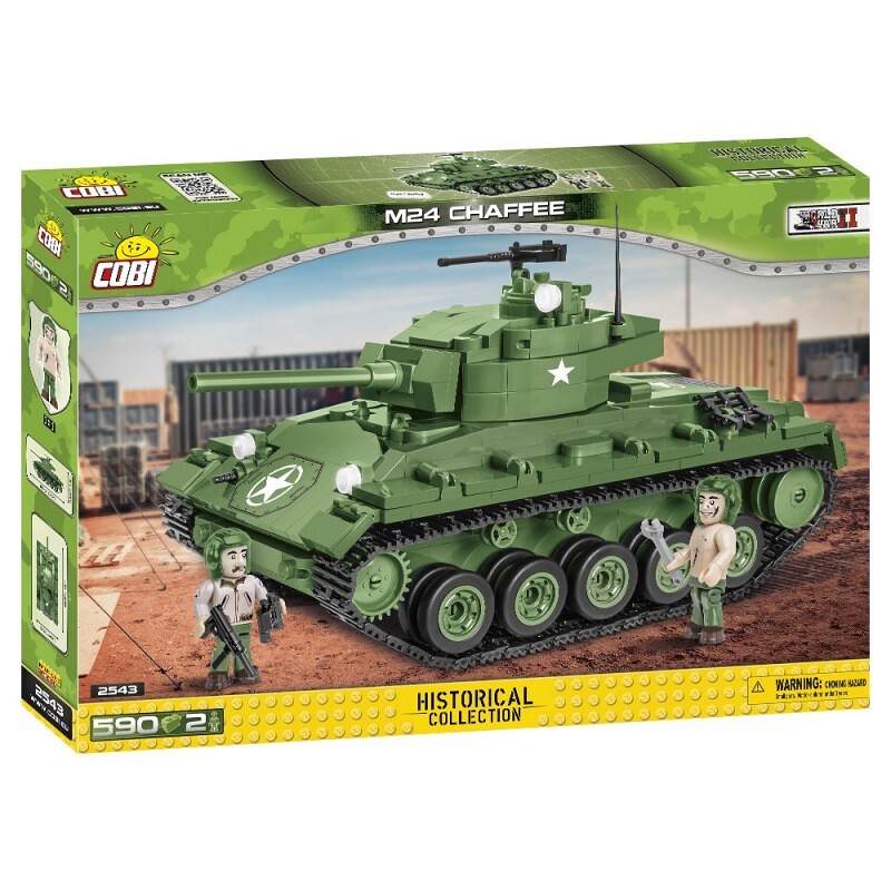 COBI II WW M24 Chaffee, 590 k, 2 f - COBI-2543 - expresní doprava