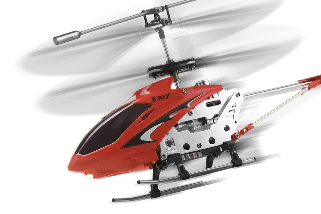 SYMA S107G - 3-kanálový mikrovrtulník (červený) - SYS107R - expresní doprava