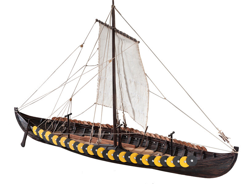 Dušok Vikingská loď Gokstad 1:35 kit [KR-21206]