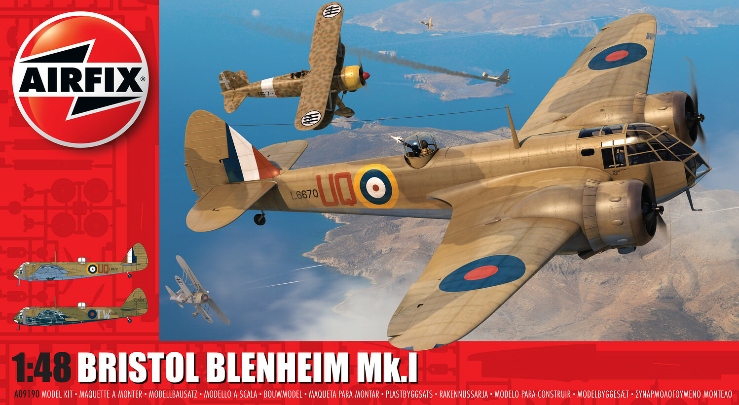 Airfix Classic Kit letadlo A09190 - Bristol Blenheim Mk.1 (1:48) - 30-A09190 - expresní doprava