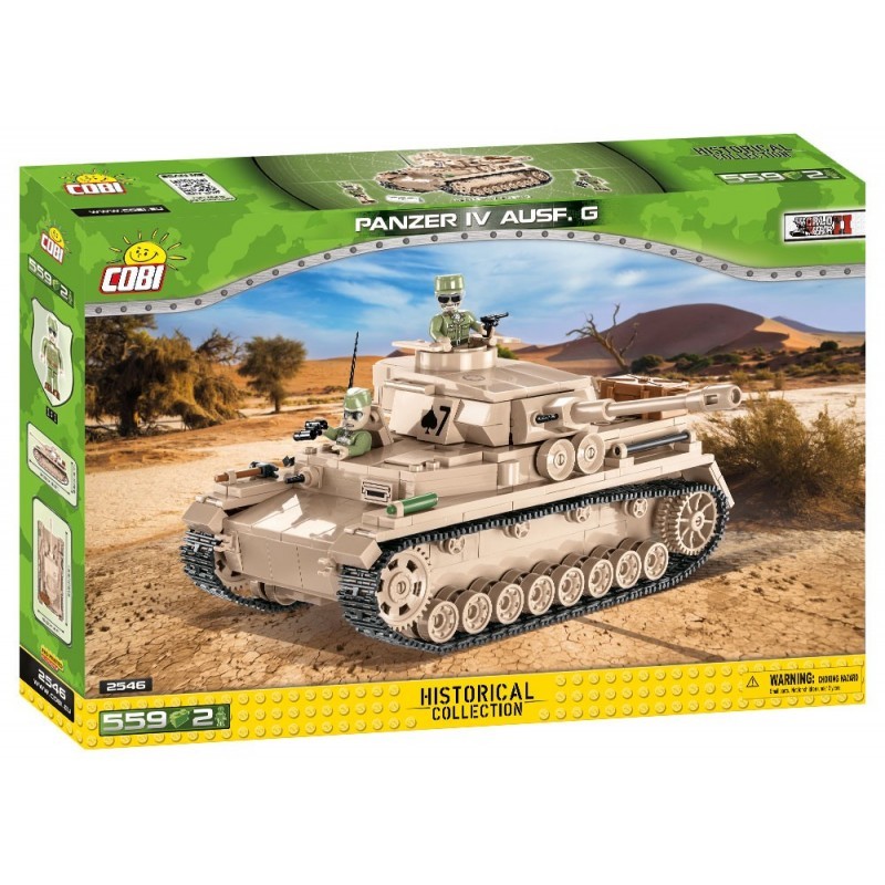 COBI II WW Panzerkampfwagen IV Ausf G DAK, 559 k, 2 f - COBI-2546 - expresní doprava