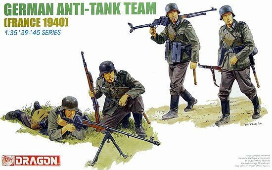 DRAGON Model Kit figurky 6196 - GERMAN ANTI-TANK TEAM (1:35) - 34-6196 - expresní doprava