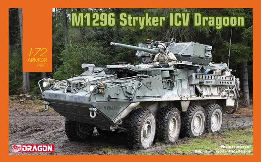 DRAGON Model Kit military 7686 - M1296 Stryker ICV Dragoon (1:72) - 34-7686 - expresní doprava