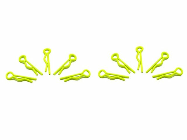 Arrowmax Small Body Clip 1/10 - Fluorescent Yellow (10) AM-103102 - AM-103102 - expresní doprava