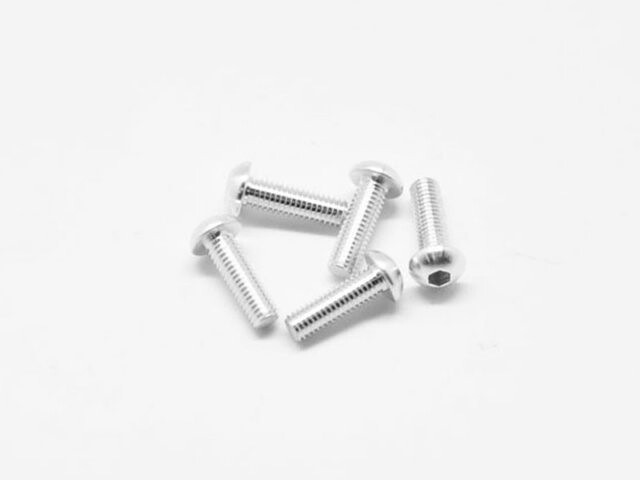 Arrowmax Alu Screw Allen Roundhead M3X10 Silver (7075) (5) AM-14RH3010-S - AM-14RH3010-S - expresní doprava