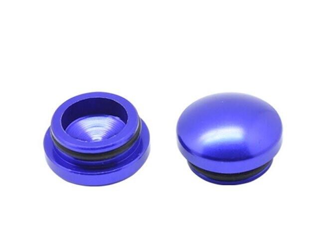 22MM Aluminum End Cap - Purple (2) AM-199004